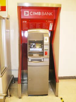 نتيجة الصورة لـ ATM Machine CIMB Menu