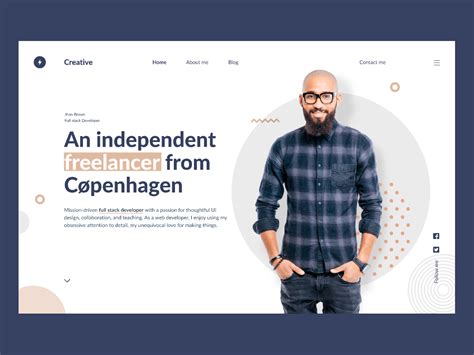 Toradh íomhá ar Freelance Web Developer Portfolio Examples