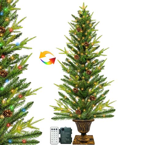 Image result for Potted Christmas Tree 4Ft Tall