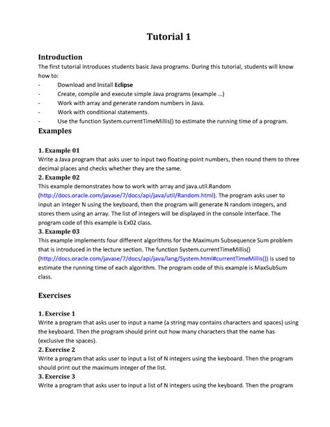 Java Programming Tutorial 1 に対する画像結果