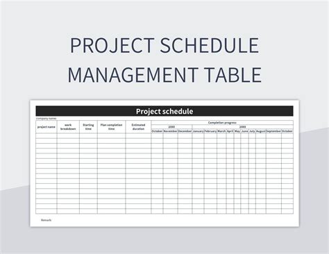 Image result for Project Planning Table