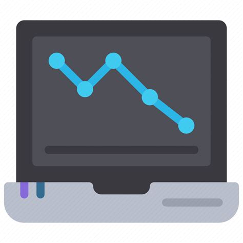 Image result for Computer with Graph Data PNG