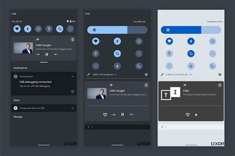 Toradh íomhá ar Pixel Android 12 Notification Panel