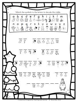 Image result for Holiday Decoder Printable