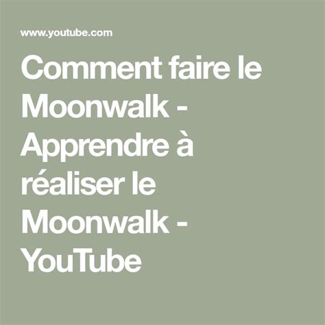 Comment Faire Un Moonwalk に対する画像結果