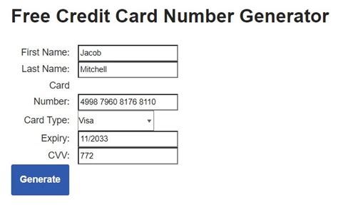 Image result for Random Card Number Generator