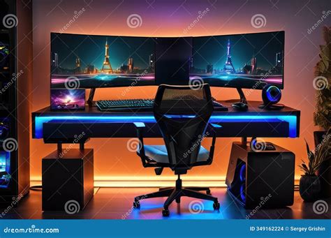 Toradh íomhá ar multi monitor gaming setup