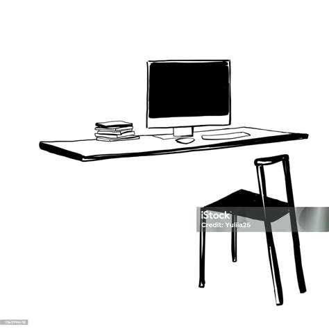 Résultat d’images pour Computer Desk Chair and Computer Drawing Cute