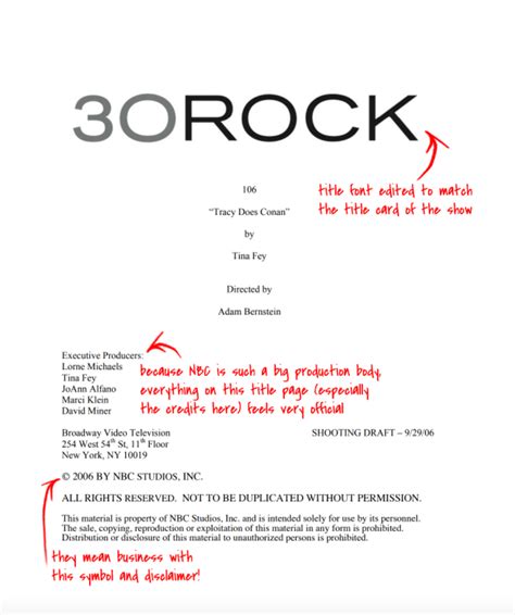 Image result for Movie Script Cover Page