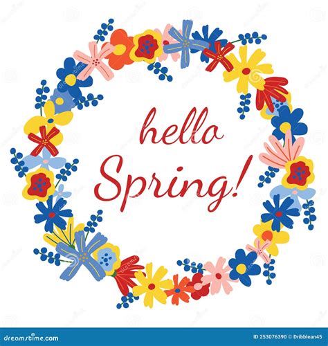 Image result for Hello Spring Drawing