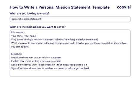 Image result for Example Personal Mission Statement