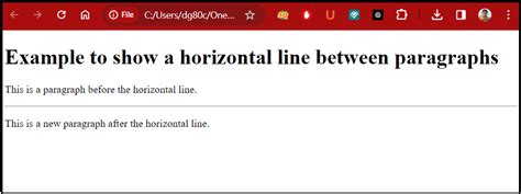 Image result for HTML Paragraph Line
