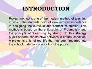 Image result for Project Method Notes for Teachers