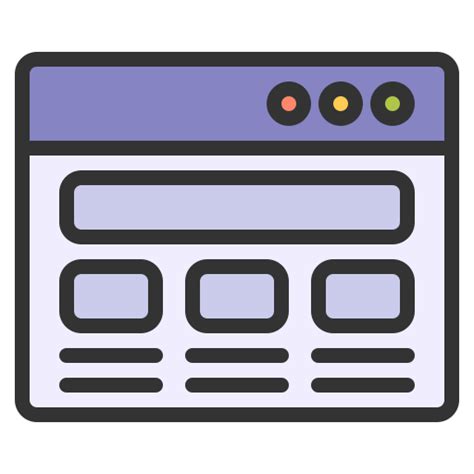 Image result for Layout Icon Color