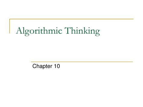 Image result for Algorithmic Thinking in Computer Sciences