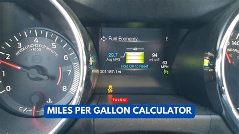 Image result for Convert Miles per Gallon to Miles per Hour