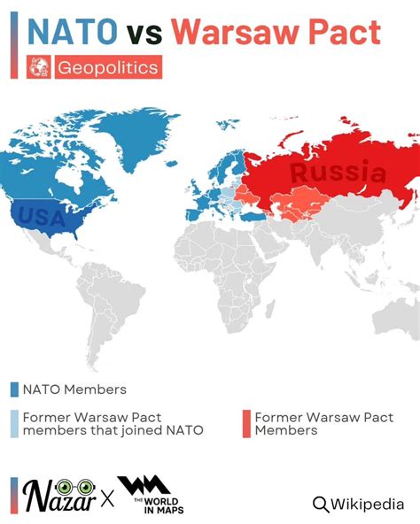 Afbeeldingsresultaten voor The Formation of NATO and Warsaw Pact