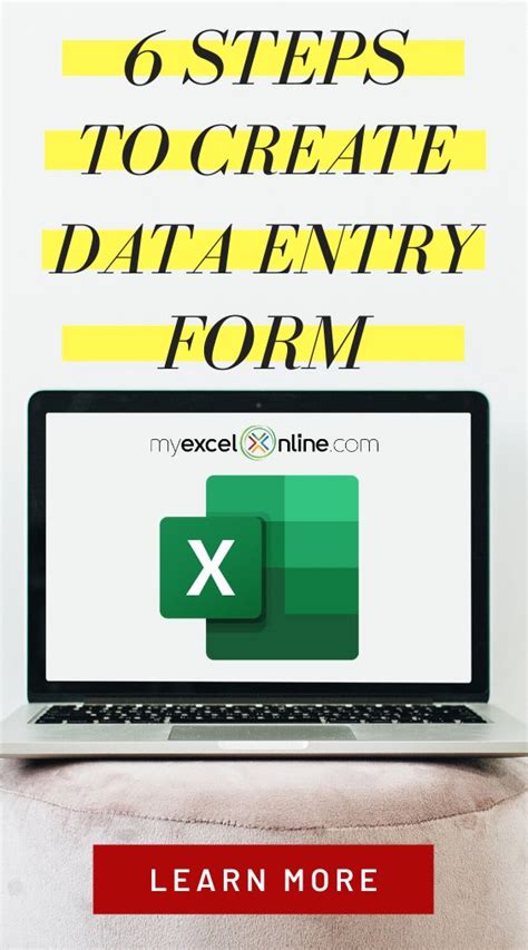 Image result for Create Excel Form to Collect Data