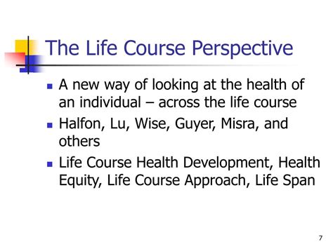 Image result for Visual Depiction of Life Course Perspective Examples
