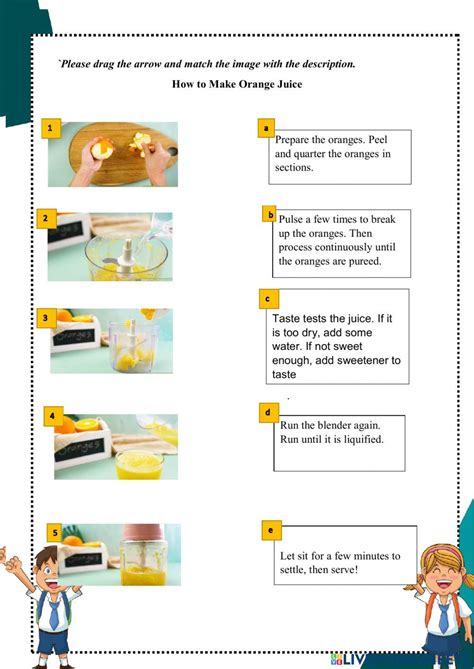 Toradh íomhá ar Procedure Text Worksheet Multiple Choice