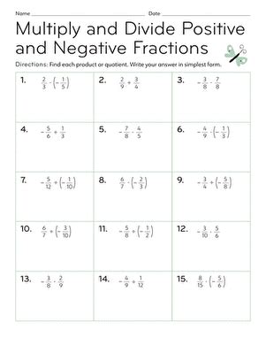 Image result for Multiplying Negatives Worksheet