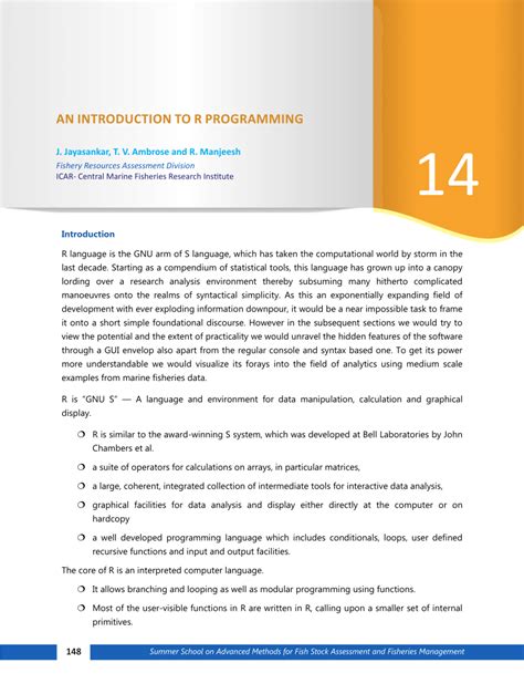 Introduction to R Programming PDF に対する画像結果