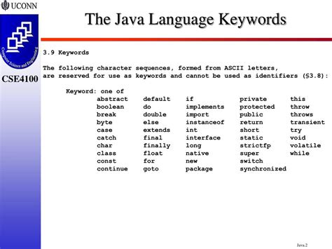 Image result for The Case for Java Key Words