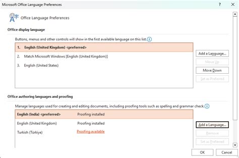 Image result for Office Language Preferences Design