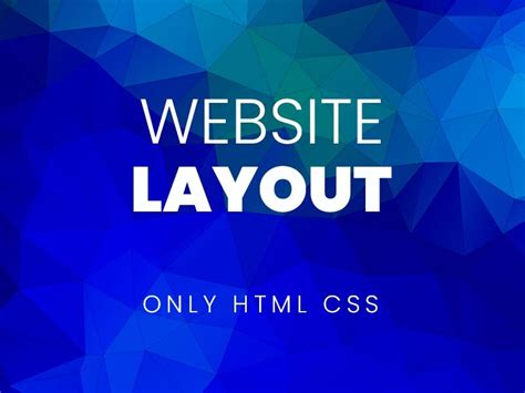 Image result for Website Layout HTML Design Code