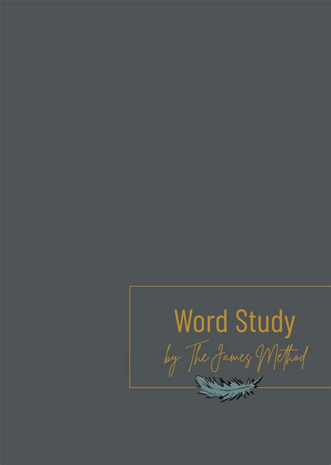 Study. Journal Word 的图像结果