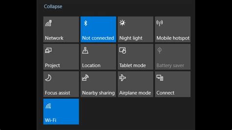 Image result for Connect Windows 10 Action Center