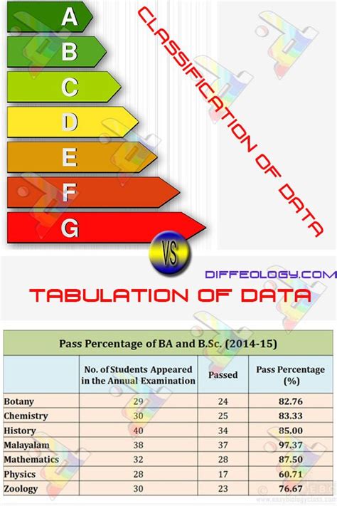 Image result for Classification vs Tabulation