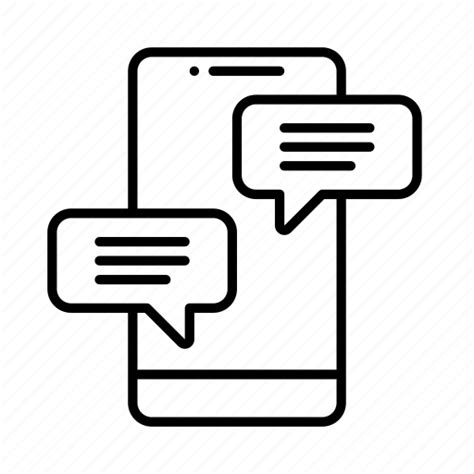 Phone, text, message, mobile app, chat icon - Download on Iconfinder