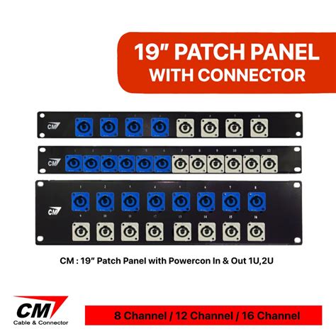 Image result for Powercon Patch Panel