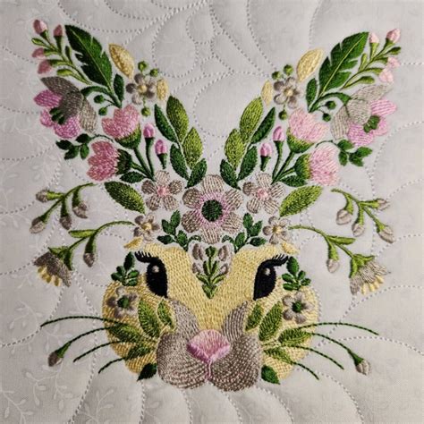Image result for Machine Embroidery Rabbit Designs