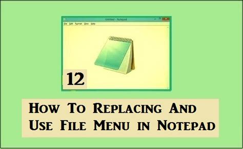 Image result for File Menu in Notepad
