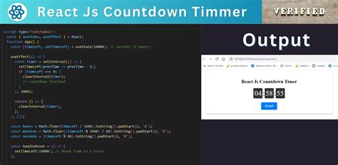 React Digital Timer Countdown に対する画像結果