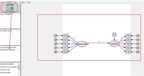 Toradh íomhá ar Building Sem Models Using Amos