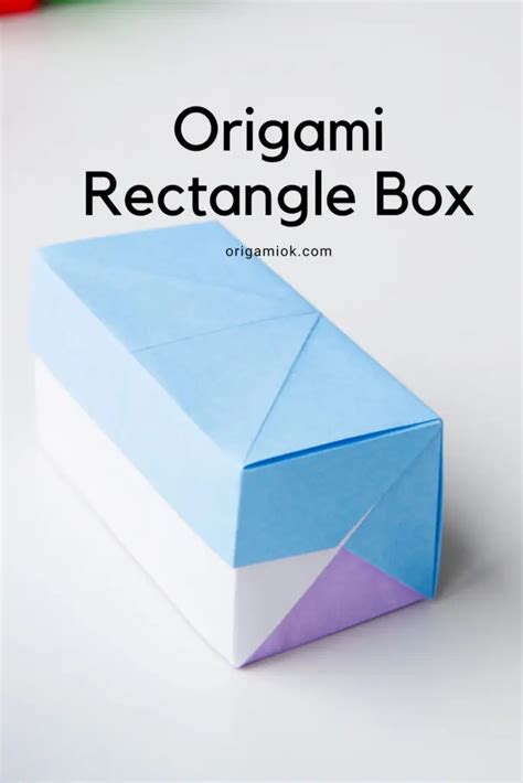 Image result for Rectangle Origami Box Tutorial