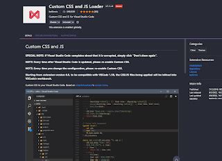 Image result for Custom CSS JS Loader Vscode