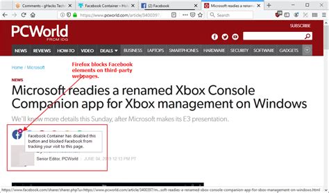 Image result for Facebook Container Edge