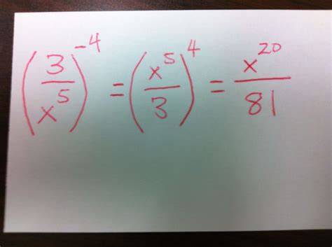 Afbeeldingsresultaten voor How to Factor with Negative Exponents