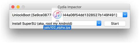 Toradh íomhá ar Cydia ipa
