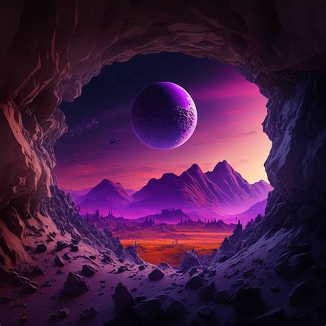 Image result for Alien Planet Purpl and Green