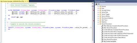 Image result for SQL Code Template