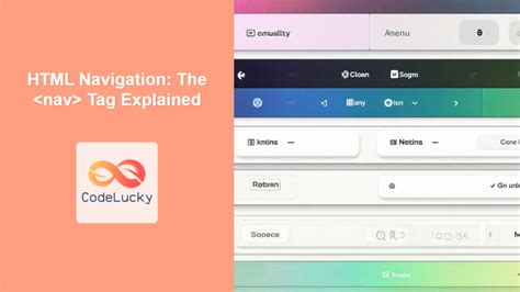 Image result for Nav Tag HTML