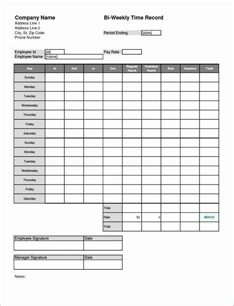 Image result for Time Card Examples Excel