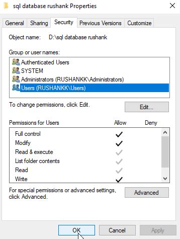 Attach Database Error に対する画像結果