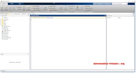 Toradh íomhá ar Mathworks Matlab R2018b
