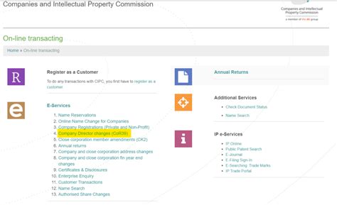 Image result for How to Find CIPC Customer Code